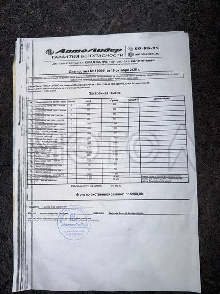 Honda Legend 1986, фото 11