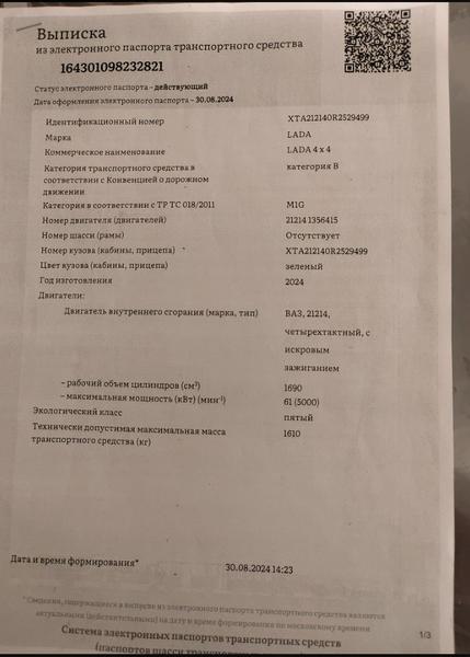 Lada (ВАЗ) 4x4 2024, фото 9