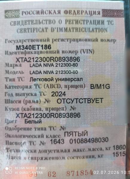 Lada (ВАЗ) Niva 2024, фото 4