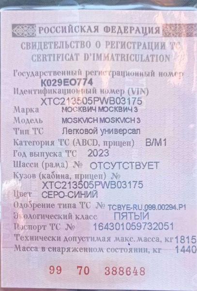 Москвич 3 2023, фото 8